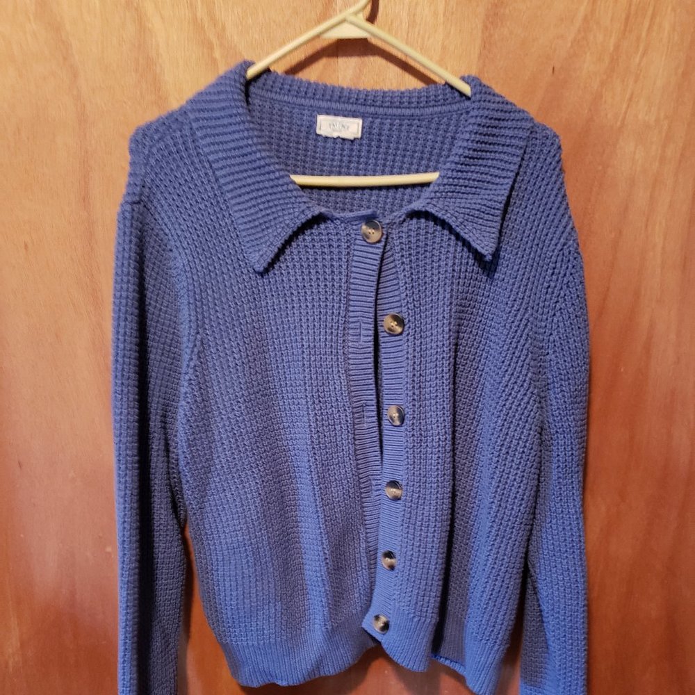 Cotton Button Up Cardigan